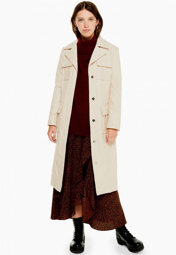 

Плащ Topshop, Белый, Topshop TO029EWHARX5