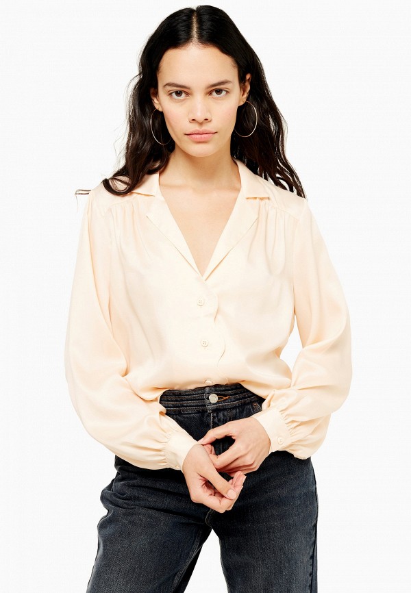 

Блуза Topshop, Бежевый
