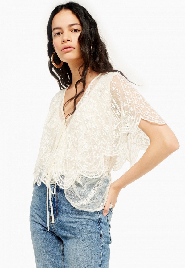

Блуза Topshop, Бежевый
