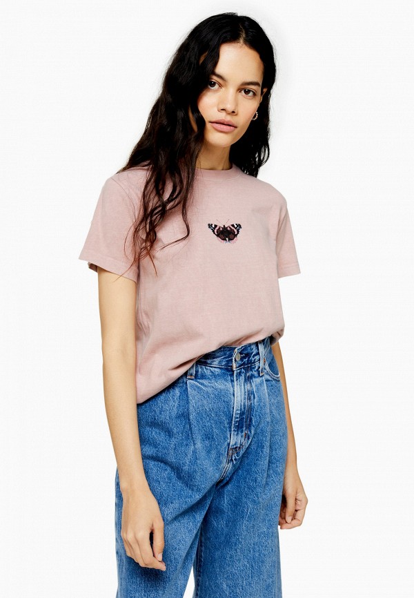 

Футболка Topshop, Розовый, Topshop TO029EWHASV7