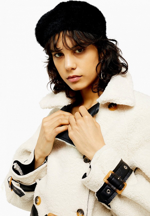 

Шуба Topshop, Бежевый