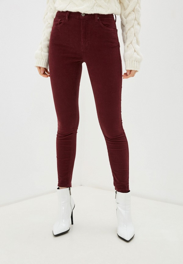 

Брюки Topshop, Бордовый