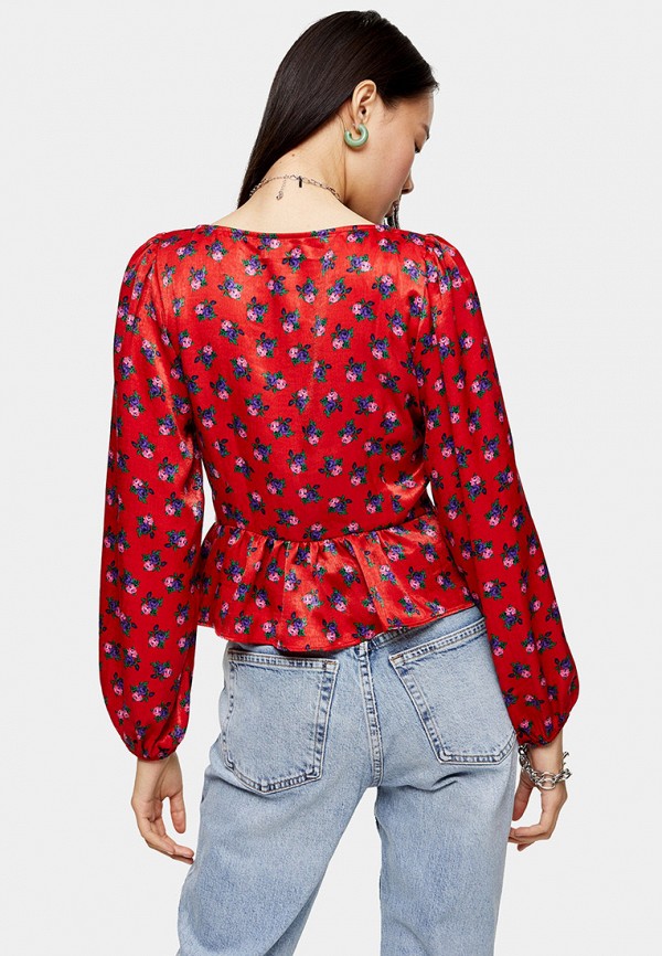 

Блуза Topshop, Красный, Topshop TO029EWHENJ0
