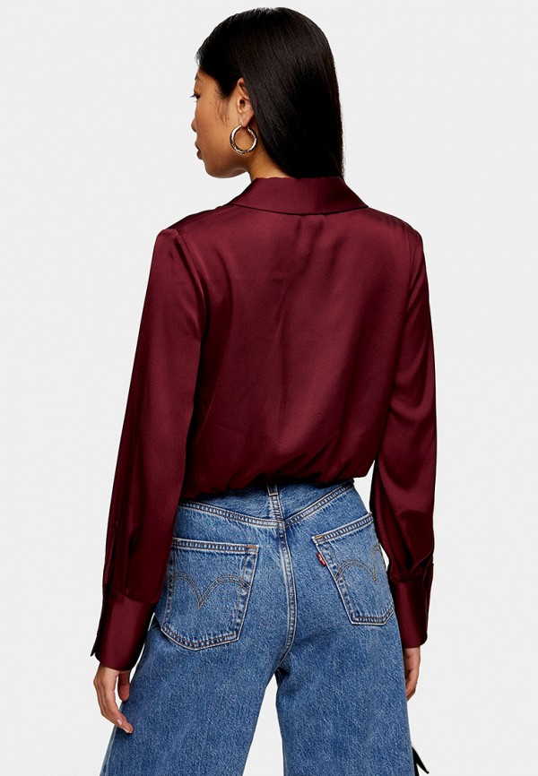 

Блуза Topshop, Бордовый
