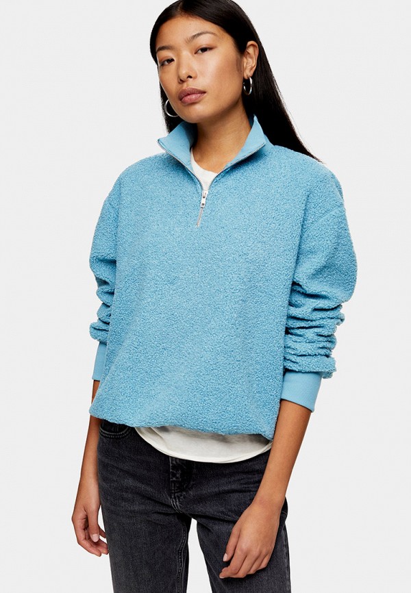 

Олимпийка Topshop, Голубой, Topshop TO029EWHGKC2