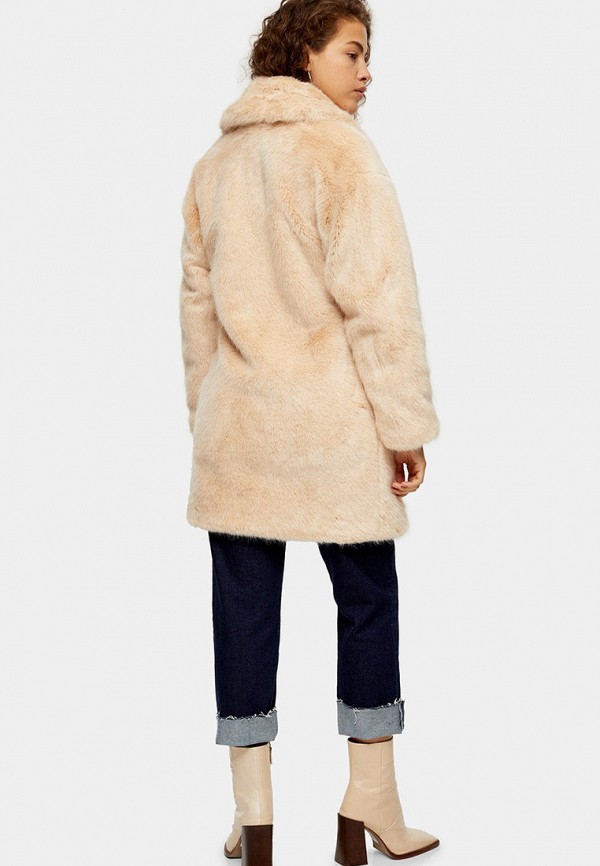 

Шуба Topshop, Бежевый, Topshop TO029EWHGKC9