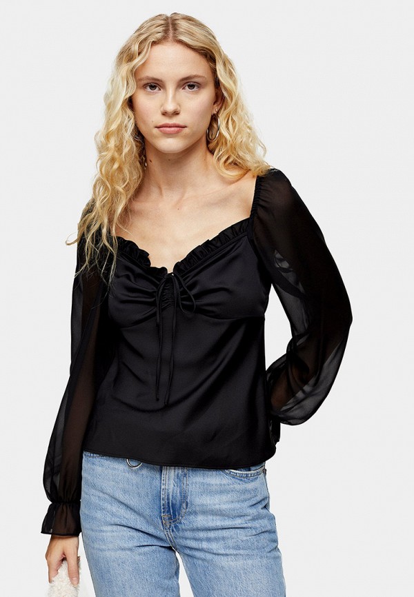

Блуза Topshop, Черный