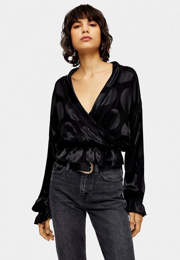 

Блуза Topshop, Черный, Topshop TO029EWHHJB8