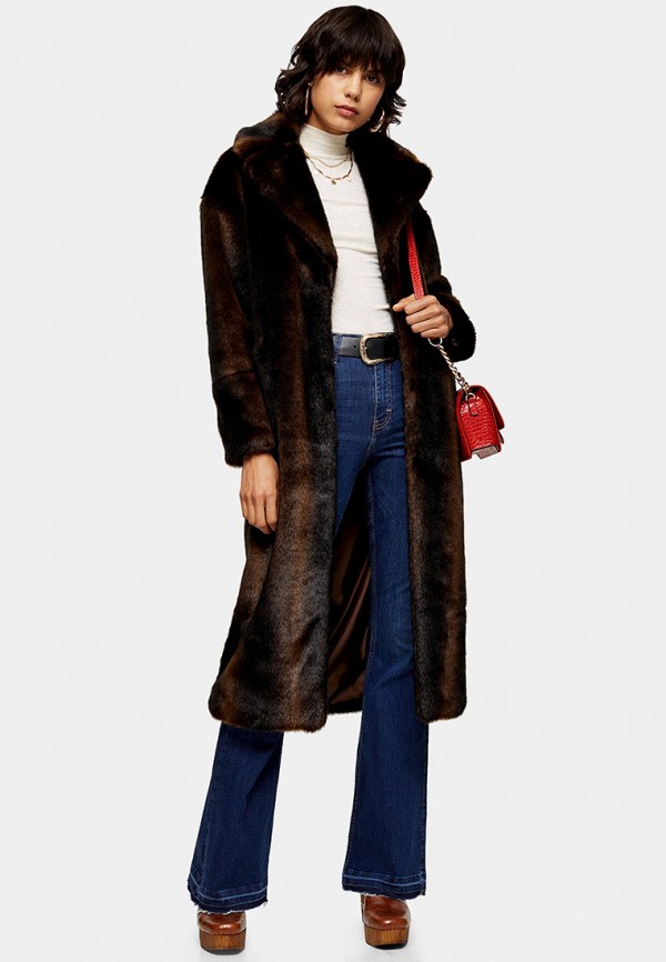 

Шуба Topshop, Коричневый