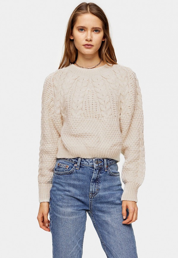 

Джемпер Topshop, Бежевый, Topshop TO029EWHHJO3