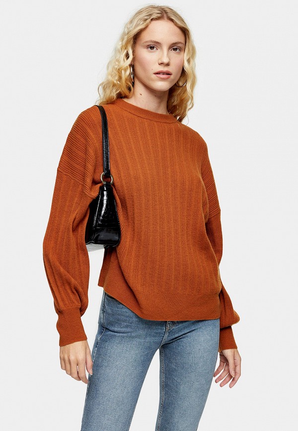 

Джемпер Topshop, Коричневый, Topshop TO029EWHHJO5