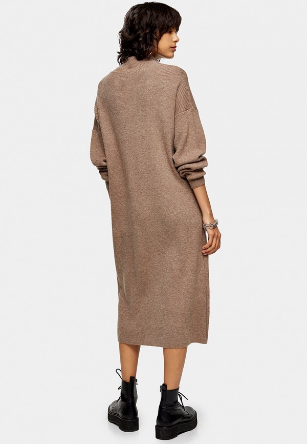 

Платье Topshop, Коричневый, Topshop TO029EWHHJO9