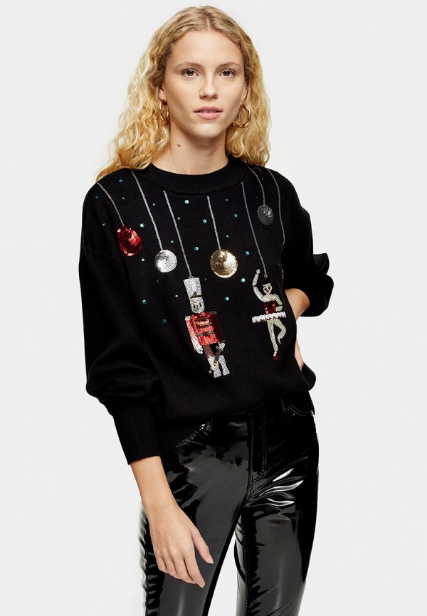 

Джемпер Topshop, Черный, Topshop TO029EWHHJP4