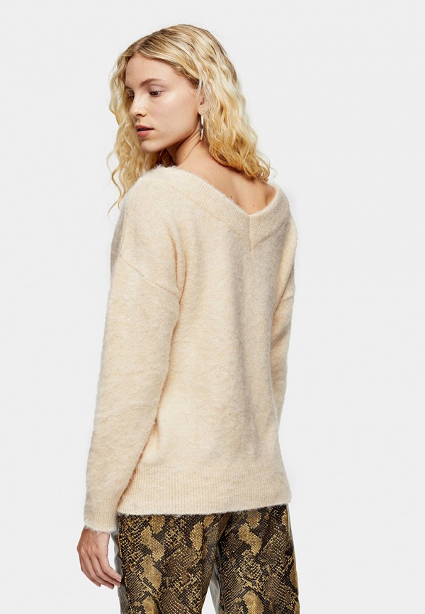 

Пуловер Topshop, Бежевый, Topshop TO029EWHHJQ1