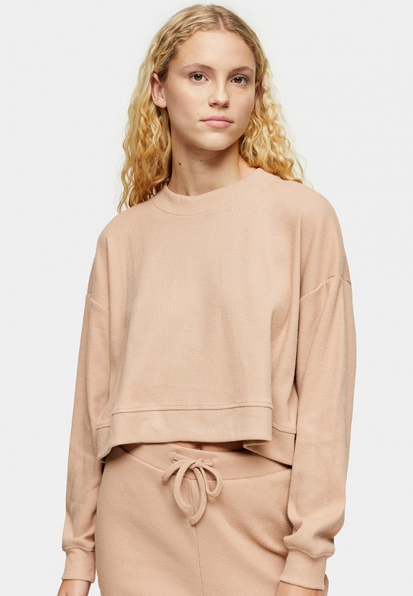 

Свитшот Topshop, Бежевый, Topshop TO029EWHHJQ6