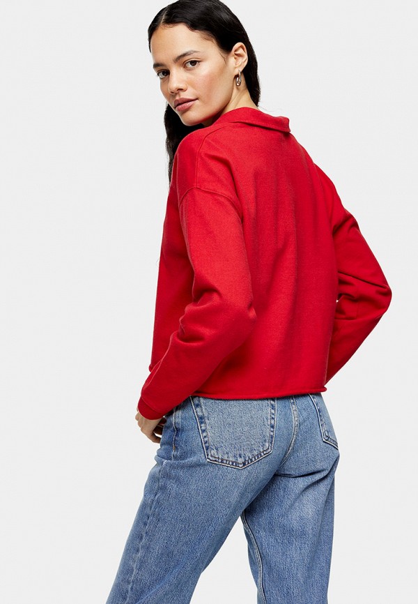 

Поло Topshop, Красный, Topshop TO029EWHLYK5