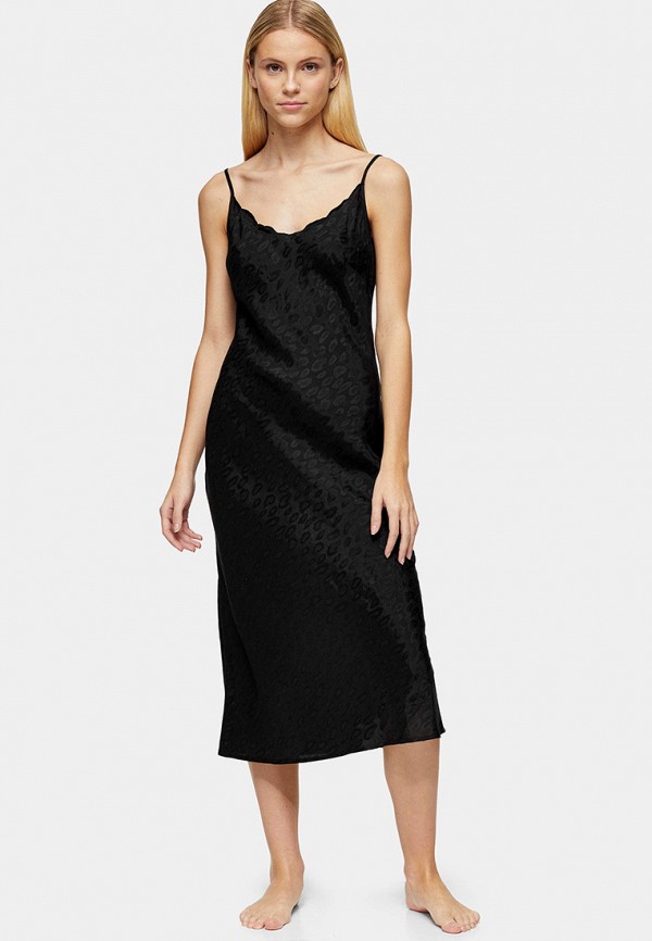 

Сорочка ночная Topshop, Черный, Topshop TO029EWHLYO4