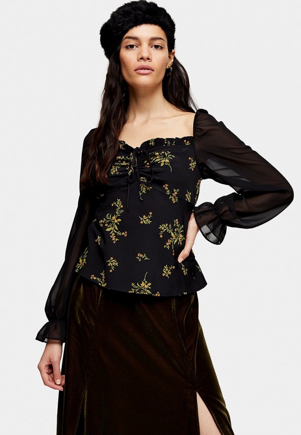

Блуза Topshop, Черный, Topshop TO029EWHMTD7