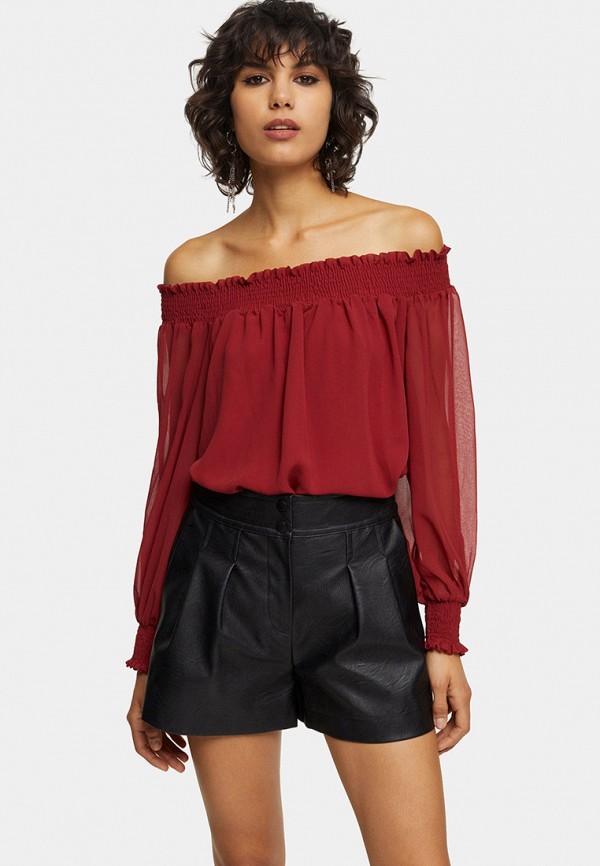 

Блуза Topshop, Бордовый