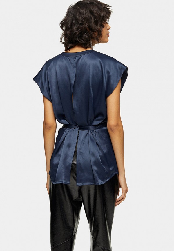 

Блуза Topshop, Синий, Topshop TO029EWHOHN3
