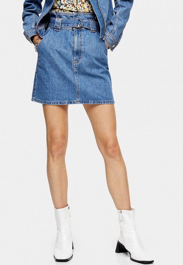 

Юбка джинсовая Topshop, Голубой