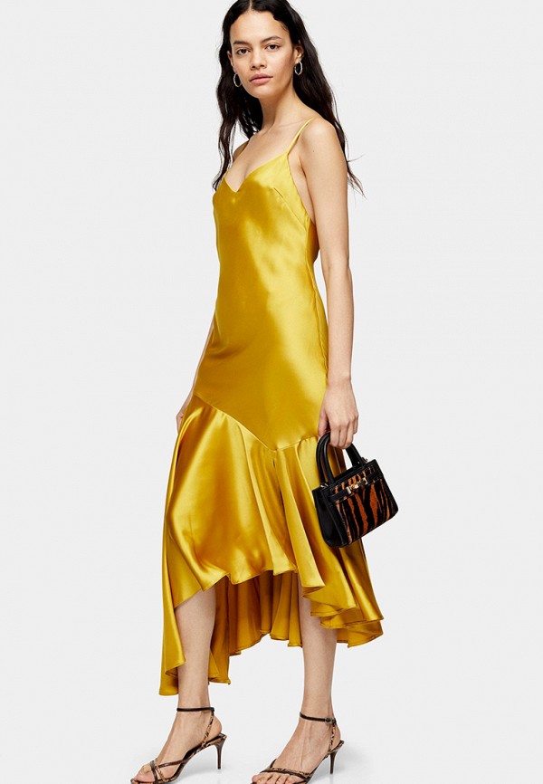 

Платье Topshop, Желтый, Topshop TO029EWHRCK3