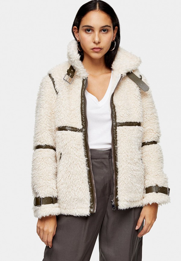 

Шуба Topshop, Белый, Topshop TO029EWHRCL2
