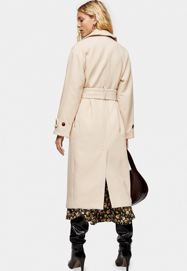 

Пальто Topshop, Бежевый, Topshop TO029EWIATC4
