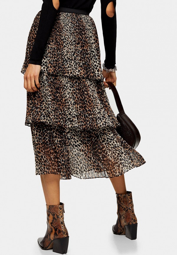 

Юбка Topshop, Коричневый, Topshop TO029EWIATF5