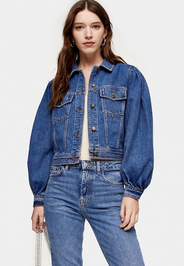

Куртка джинсовая Topshop, Синий, Topshop TO029EWIEXS4