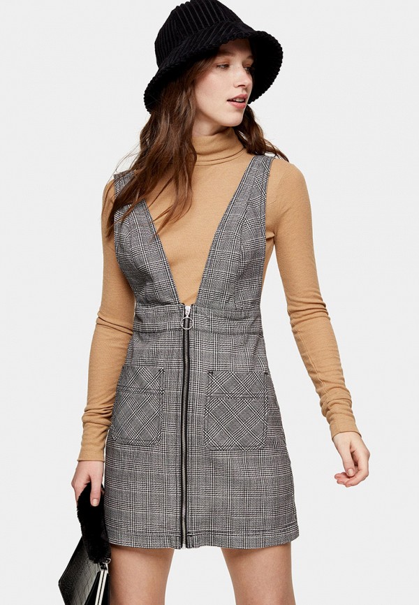 

Сарафан Topshop, Серый, Topshop TO029EWIEXS5