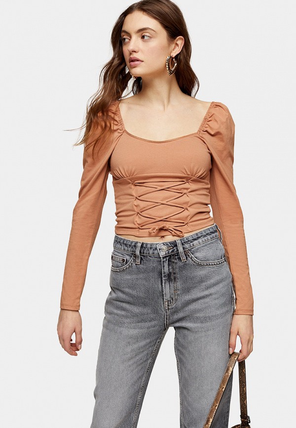 

Блуза Topshop, Бежевый