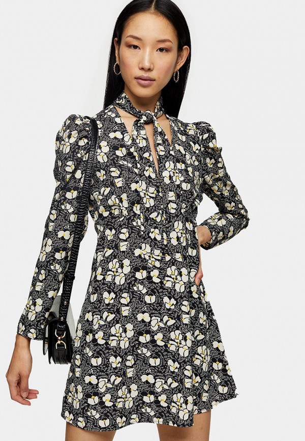 

Платье Topshop, Серый, Topshop TO029EWIEXZ6