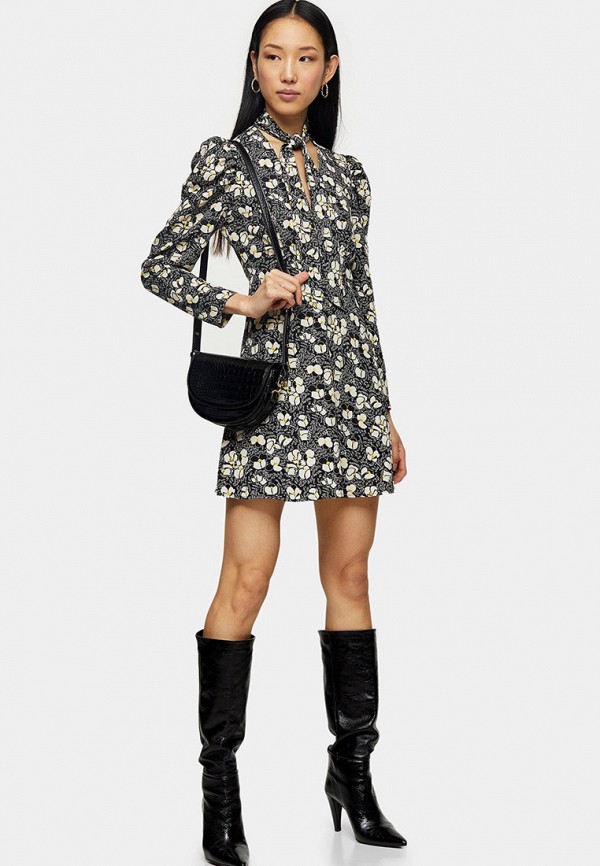 

Платье Topshop, Серый, Topshop TO029EWIEXZ6