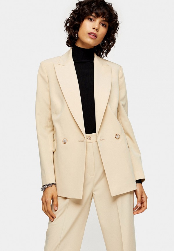

Пиджак Topshop, Бежевый