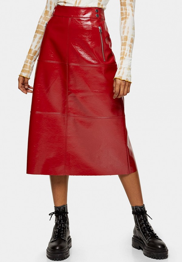 

Юбка Topshop, Красный, Topshop TO029EWIEYC7