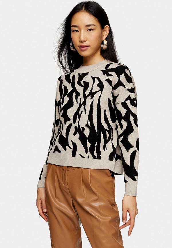 

Джемпер Topshop, Бежевый, Topshop TO029EWIEYF6
