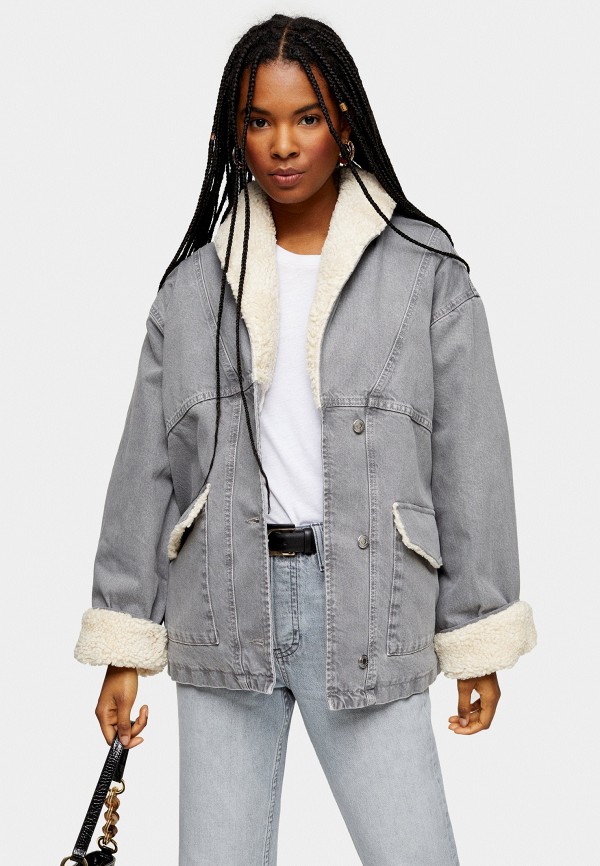 

Куртка джинсовая Topshop, Серый, Topshop TO029EWIGVH2