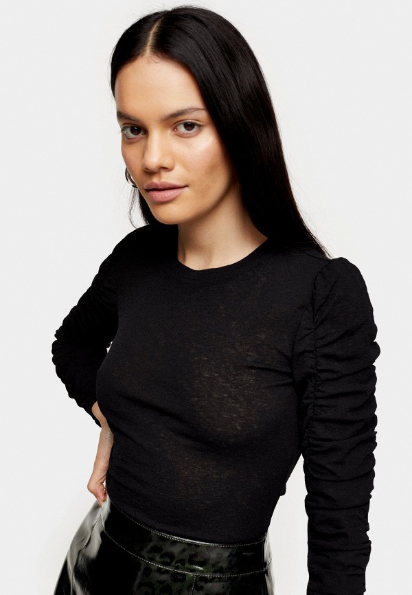 

Лонгслив Topshop, Черный, Topshop TO029EWIGVH9