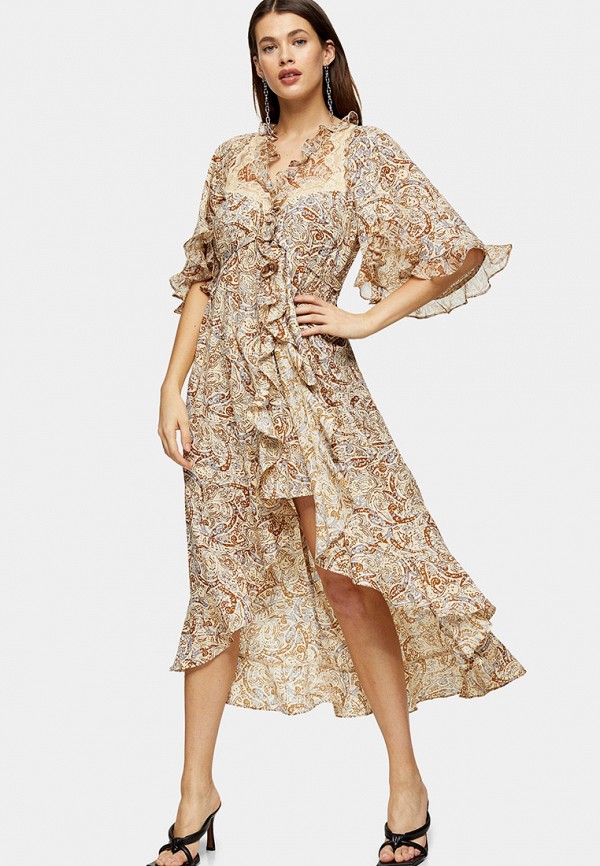 

Платье Topshop, Бежевый