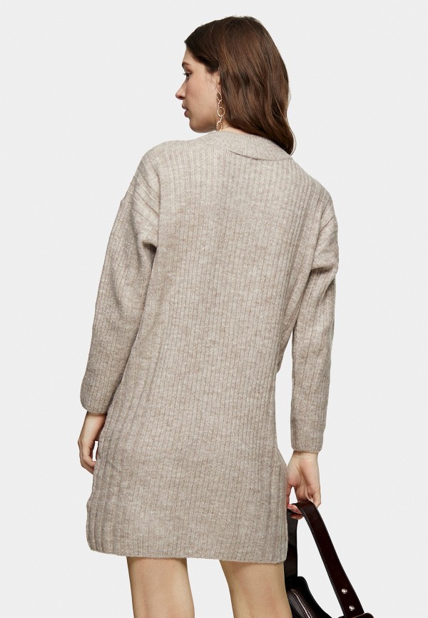 

Платье Topshop, Бежевый, Topshop TO029EWIGVV6