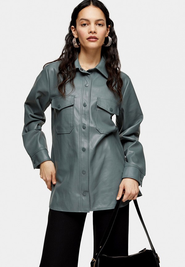 

Рубашка Topshop, Зеленый
