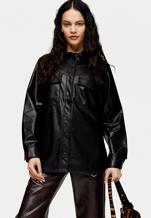 

Рубашка Topshop, Черный, Topshop TO029EWIKJI4