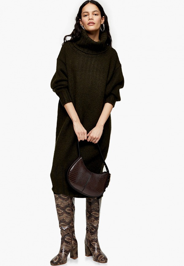 

Платье Topshop, Хаки