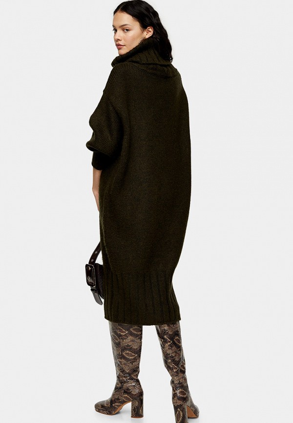 

Платье Topshop, Хаки, Topshop TO029EWIKJJ4