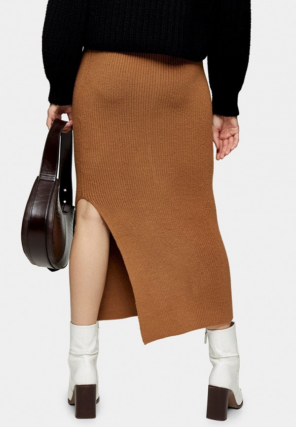 

Юбка Topshop, Коричневый, Topshop TO029EWIKJJ5