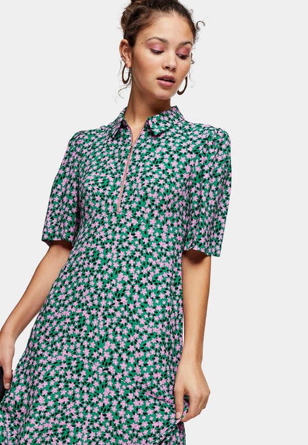 

Платье Topshop, Зеленый, Topshop TO029EWIQUJ0