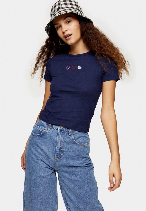 

Футболка Topshop, Синий, Topshop TO029EWISPM8