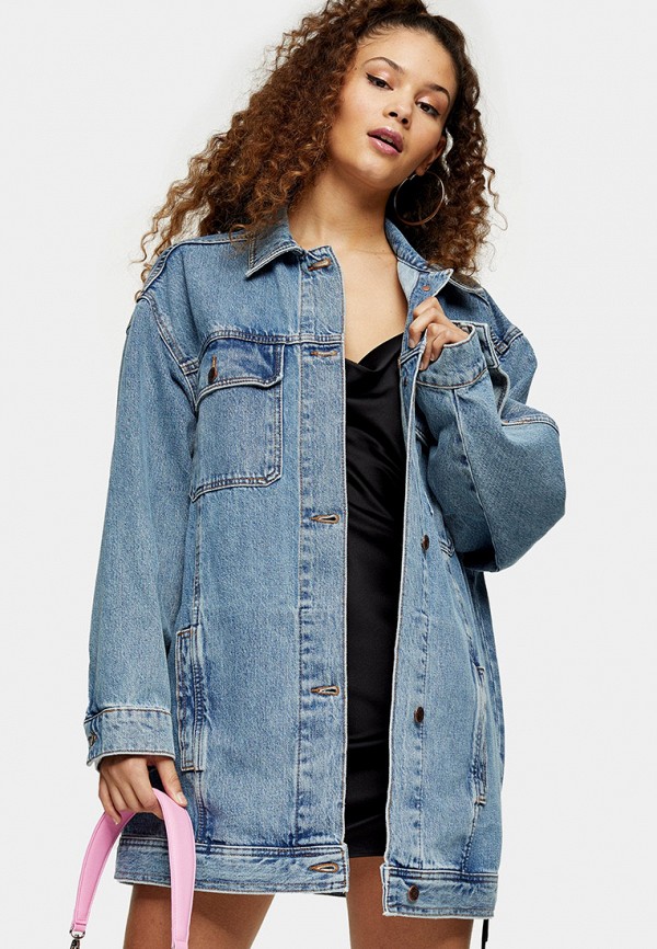 

Куртка джинсовая Topshop, Синий, Topshop TO029EWISPN7
