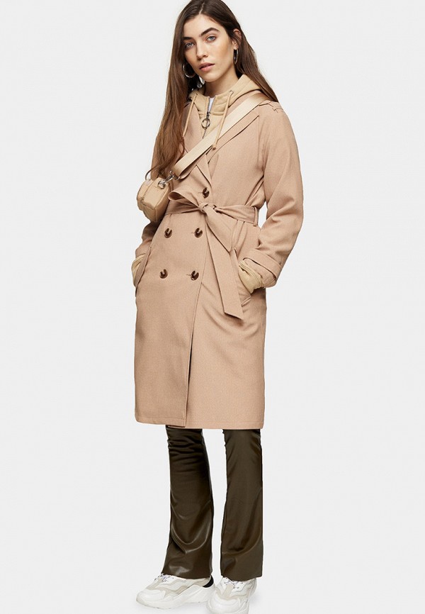 

Плащ Topshop, Бежевый
